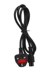 1.8-Meter 3-Pin UK Plug Power Cord, Black