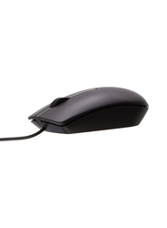 Dell MS116 Wired Optical Mouse, Black