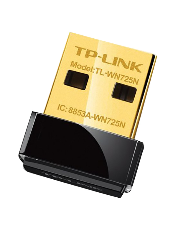 TP-Link USB Wifi Adapter for PC N150 Wireless Network Desktop - Nano Size Dongle Compatible with Windows 10/7/8/8.1/XP/ Mac OS 10.9-10.15 Linux Kernel 2.6.18-4.4.3 (TL-WN725N)