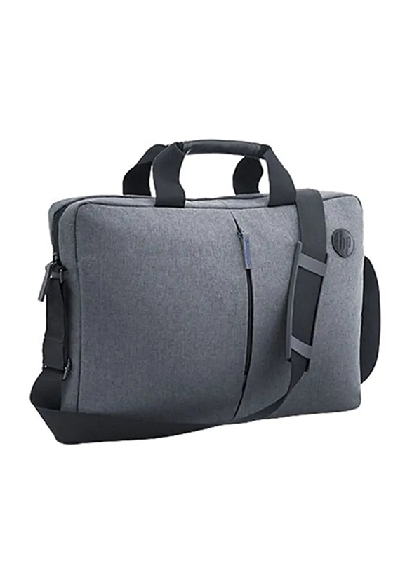 HP 15.6-inch Value Topload Case Laptop Messenger Bag, Grey-K0B38AA