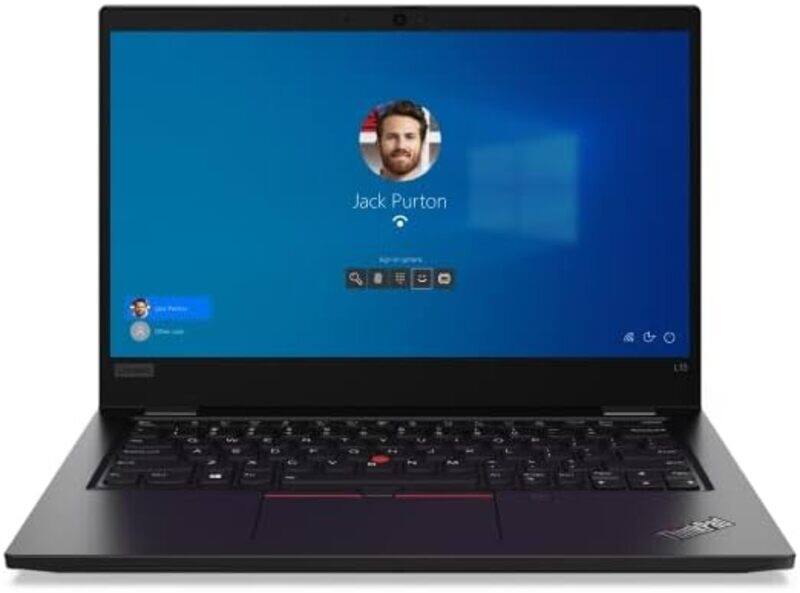 Lenovo ThinkPad L13 Gen2 Laptop With 13.3-Inch Display, Core-i3-1115G4 Processor/8GB RAM/128GB SSD/Intel Iris Xe Graphics/Windows 10 Professional English Black