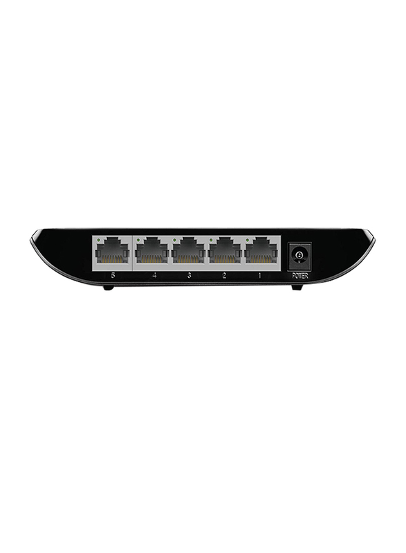 TP-Link TL-SG1005D, 5 Port Gigabit Ethernet Network Switch, Ethernet Splitter, Hub, Desktop and Wall-Mounting, Plastic Case, Plug and Play, Energy-Saving, Black