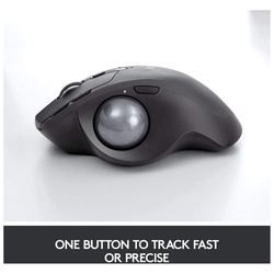 Logitech MX Ergo Wireless Optical Mouse with Trackball, Black