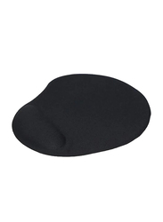 Silicone Mouse Pad with Wrist Support, Black