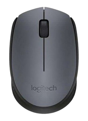 Logitech M170 Wireless Mouse, 2.4 GHz with USB Nano Receiver, Optical Tracking, 12-Months Battery Life, Ambidextrous, PC/Mac/Laptop - Grey