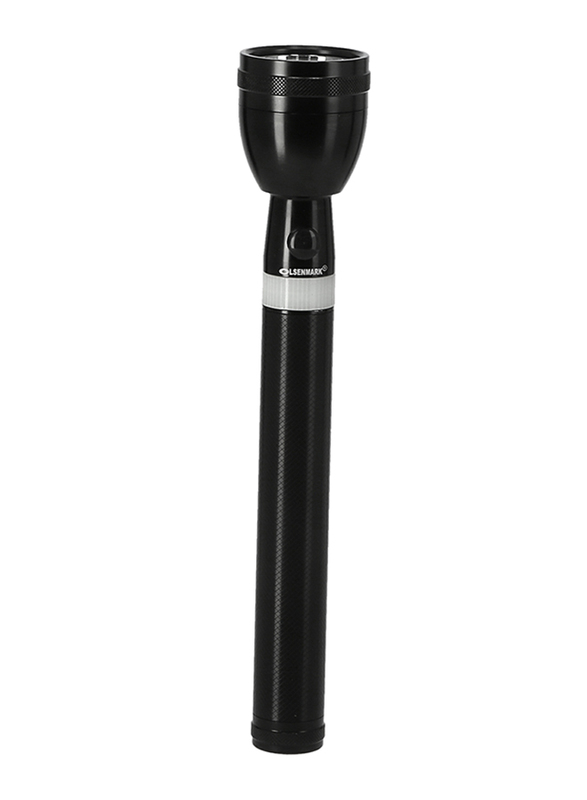 اولسن مارك مصباح يدوي ال اي دي قابل لإعادة الشحن, 289 مم, OMFL2503, أسود/أبيض