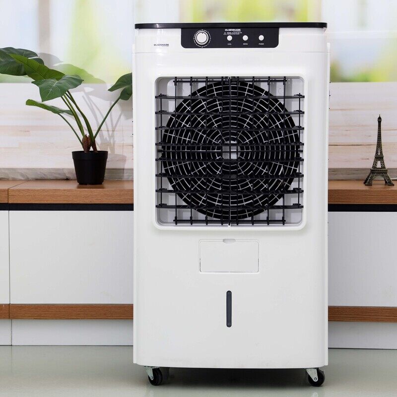 Olsenmark Portable Lightweight Air Cooler, OMAC1815, White