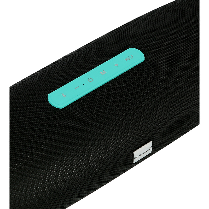 اولسن مارك مكبر صوت بلوتوث قوي ومحمول بتقنية بلوتوث 5.0 مع ضوء, OMMS1204, أسود/أزرق فاتح