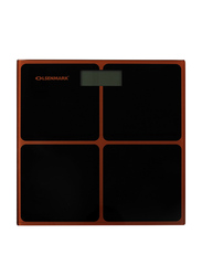 Olsenmark Digital Body Weighing Scales, OMBS2257, Black/Orange
