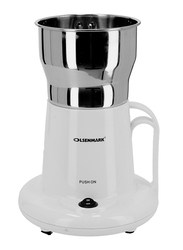 Olsenmark 300ml Electric Coffee Grinder, 2000W, OMCG2145, White/Silver