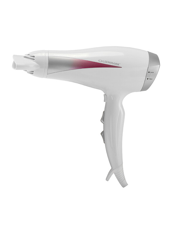 

Olsenmark Professional Hair Dryer, OMH3067, White/Grey