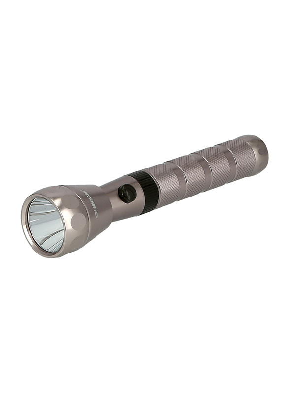 Olsenmark Rechargeable LED Flashlight, OMFL2746, Silver/Black