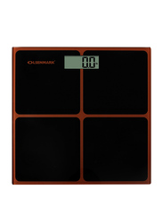 Olsenmark Digital Body Weighing Scales, OMBS2257, Black/Orange