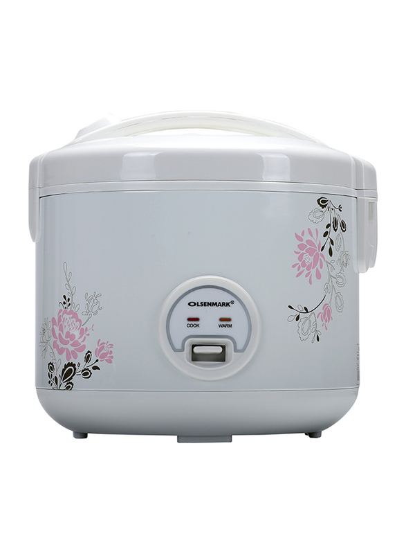 اولسن مارك جهاز طهي الأرز الكهربائي 1.5 لتر 3 في 1, 1400 واط, OMRC2251, أبيض