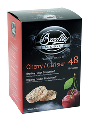 Bradley Smoker BTCH48 Cherry Smoker Bisquettes, 48 Piece, Brown