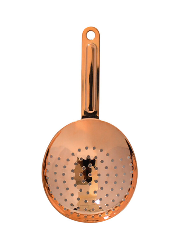 

Sekura Copper Plated Julep Bar Strainer, 8 x 16cm, Copper