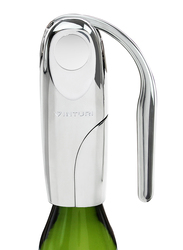 Vinturi V9031 Vertical Lever Corkscrew, Silver