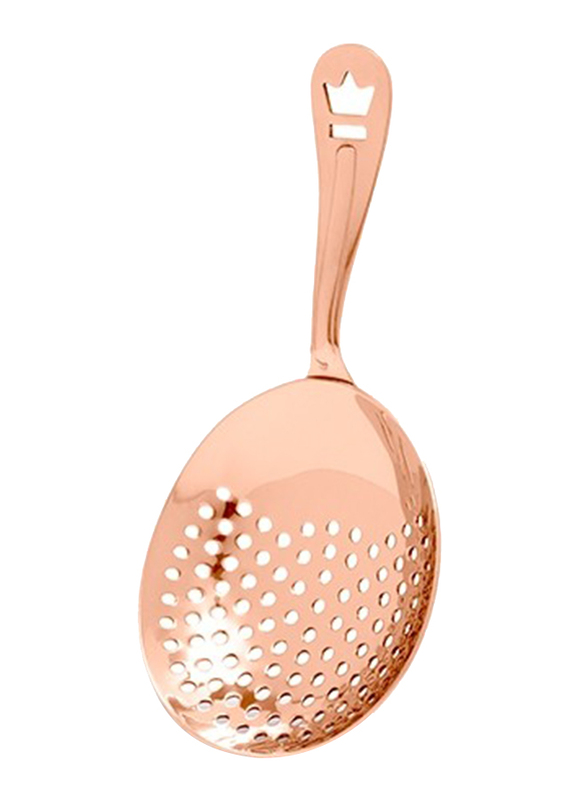 Cocktail Kingdom Premium Stainless Steel Julep Copper Strainer, Copper Brown