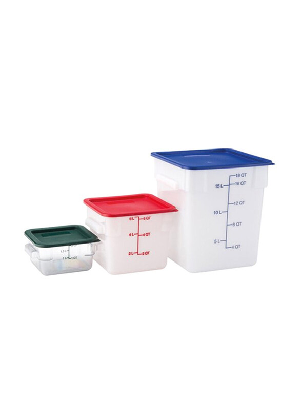 

Utopia Plastic StorPlus Square Container, 5.7 Liter, Clear