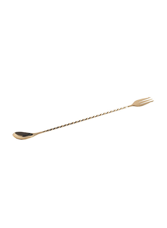 

Yukiwa 50cm Stainless Steel Trident Bar Spoon, Gold