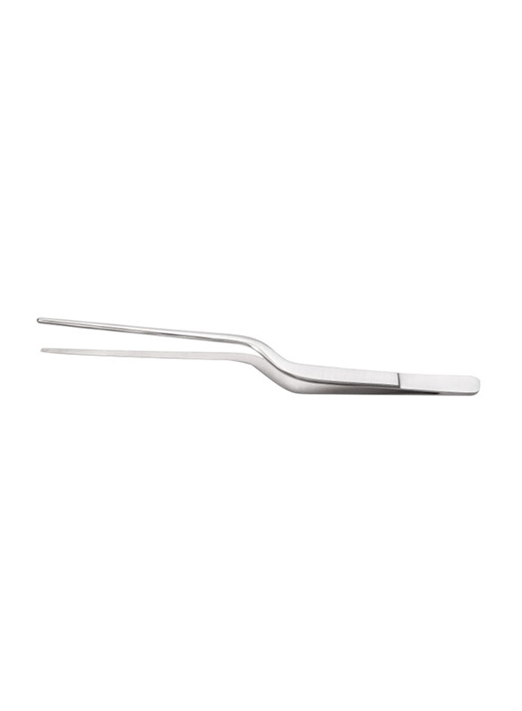 

100% Chef Stainless Steel Retail Sushi Tongs, Silver