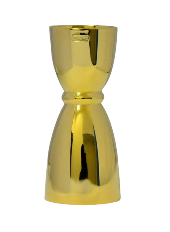 

Sekura 30/15ml Stainless Steel Japanese Style Bell Jigger, Gold