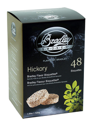 Bradley Smoker Hickory Bisquettes, 48 Piece, Brown