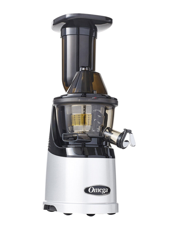 

Omega Mega Mouth Vertical Low-Speed Juicer, 240W, MMV702, Silver