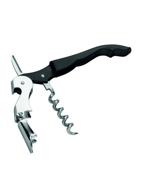 

Utopia 2-Piece Stainless Steel Twin Lever Double Reach Corkscrew, Silver/Black