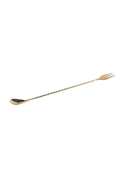 Yukiwa 50cm Stainless Steel Trident Bar Spoon, Gold