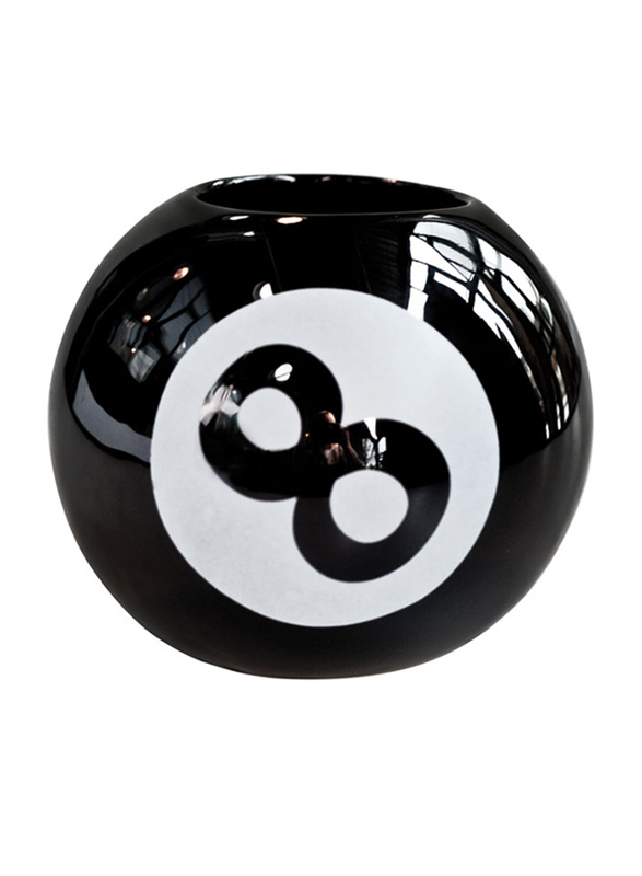Artis UK 19oz Ceramic Bowling Tiki Mug, Black/White