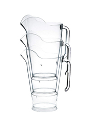 Artis UK 2.5 Ltr Claro Stackable Plastic Jug, Clear