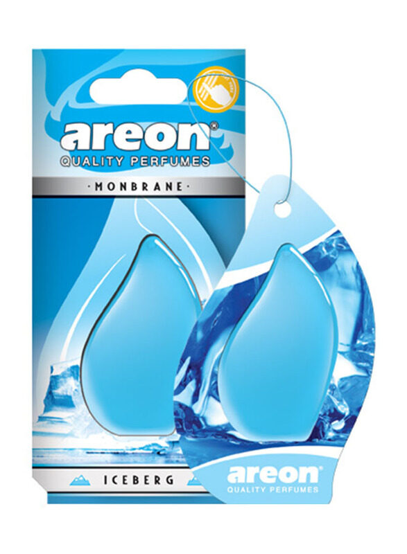 

Areon 8ml Monbrane Iceberg Car Air Freshener, Blue