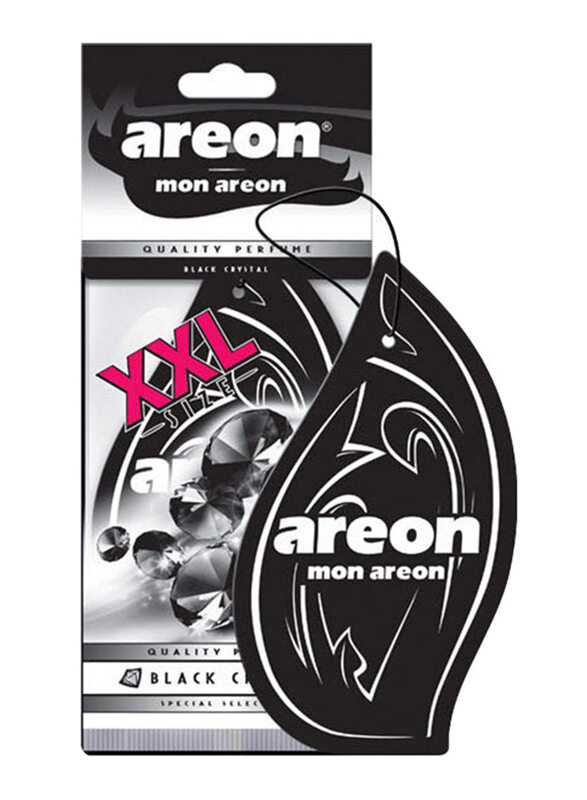 

Areon XXL Mon Black Crystal Car Air Freshener, Black