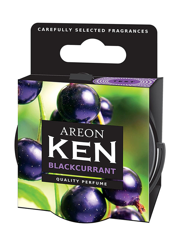 

Areon 35gm Ken Blackcurrant Car Air Freshener Gel, Black