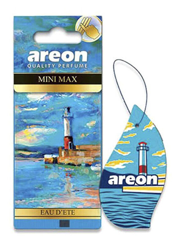 

Areon Mini Max Eau D'ete Car Air Freshener, Blue