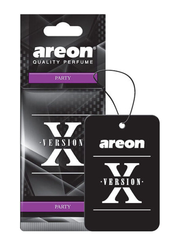 

Areon X Version Party Car Air Freshener, Black