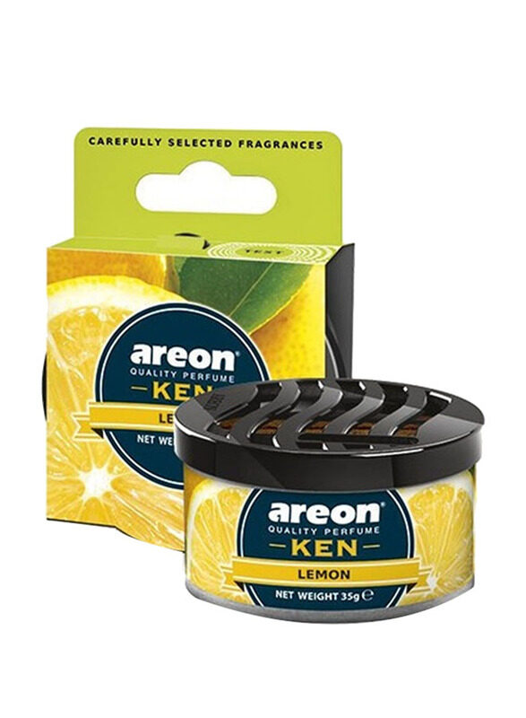 

Areon 35gm Ken Lemon Car Air Freshener Gel, Yellow