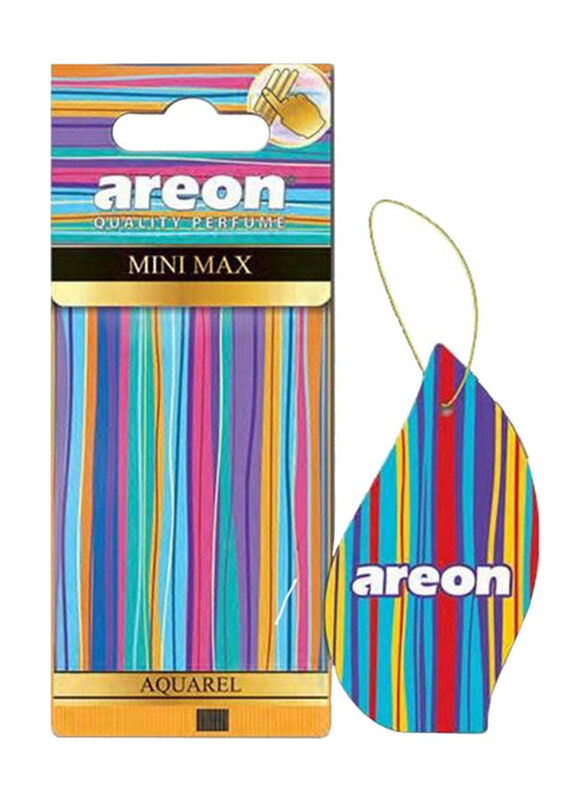 

Areon Mini Max Aquarel Car Air Freshener, Multicolour