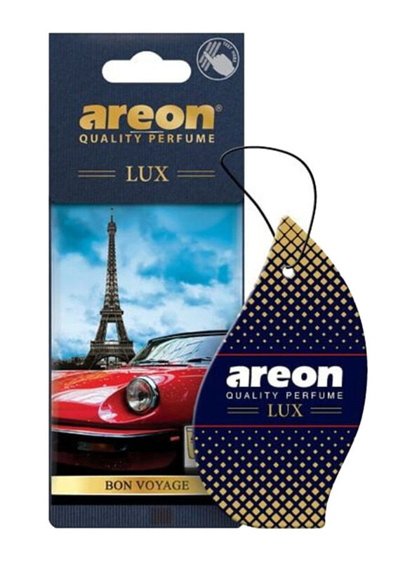 

Areon Lux Bon Voyage Car Air Freshener, Blue