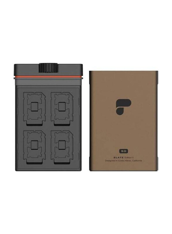 

Multiple PolarPro SD Edition II Slate Card Holder with Interchangeable Card Slots, Brown
