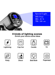 GVM RGB-150S Studio LED Video Light, Black