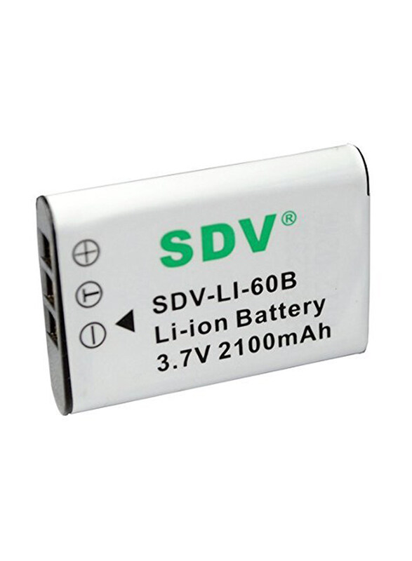 

Generic GVM Replacement Battery Olympus LI- 60/B for Olympus FE-370, White