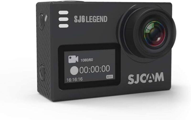 

SJCAM SJ6 Legend Dual Screen 2-inch LCD Touchscreen 2880x2160 Novatek NT96660 Sports Action Camera with Accessories(Black)