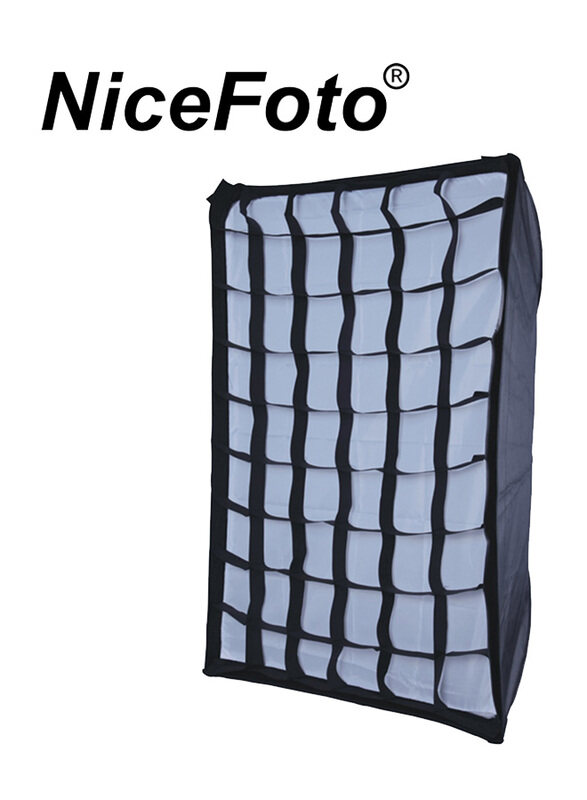 

Generic Nicefoto NE08 Softbox with Grid, 60 x 90cm, Black/White