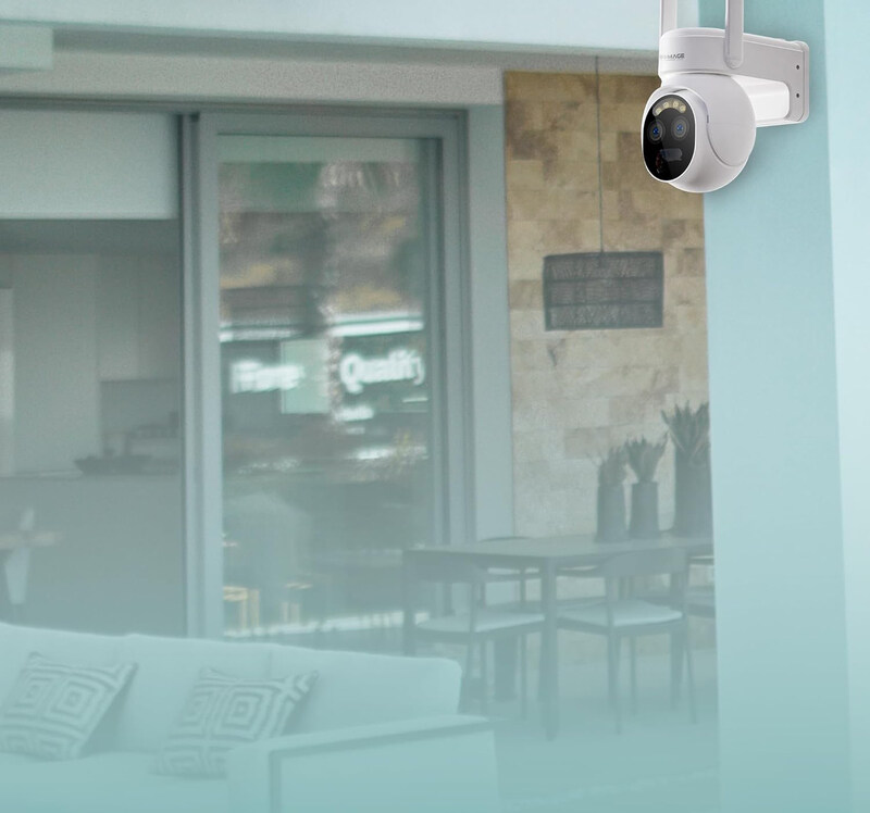 

Promage Connect PC-S422 4G PTZ Camera 4MP 2K Resolution Colour Night Vision 50FT IP65 Outdoor Motion Detection 2-Way Audio TF Card up to 128GB, White