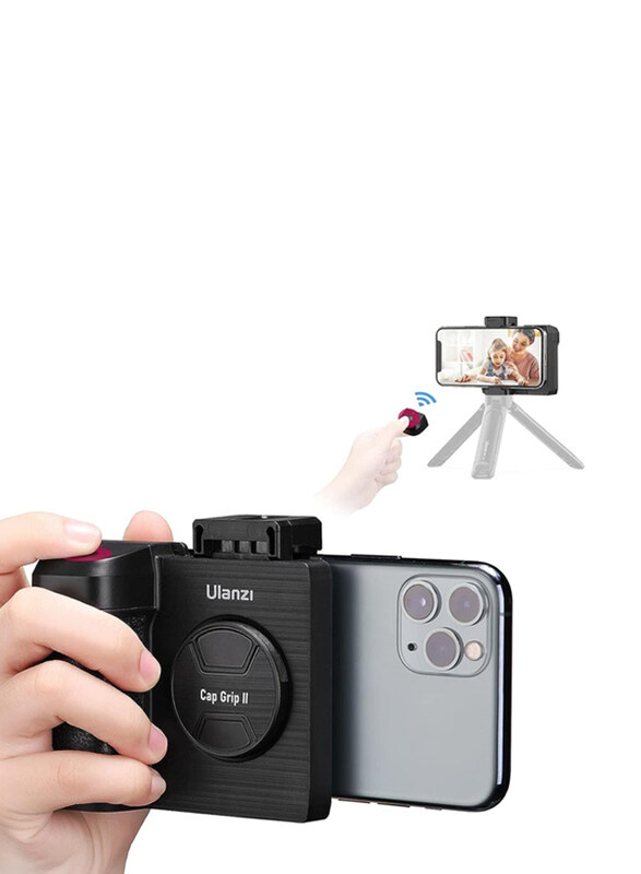 

Generic Ulanzi CG01 Cell Phone Tripod Mount with Remote Control, Black