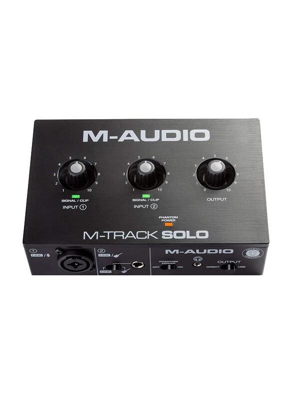 

M-Audio M-Track Solo USB Audio Interface, Black