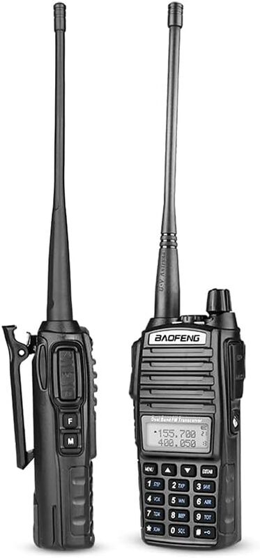 BAOFENG UV-82 5W RADIO HANDHELD DUAL BAND PORTABLE WALKIE TALKIES WITH EARPIECE