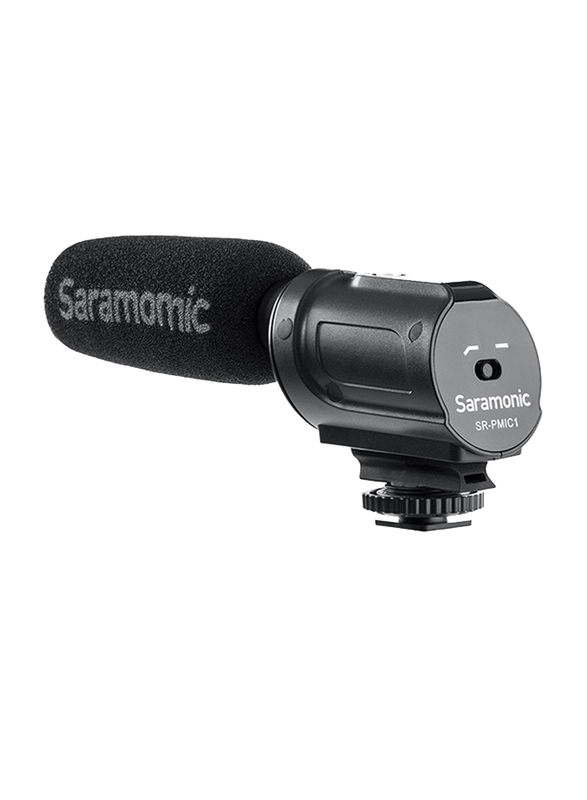 Saramonic SR-PMIC1 Lightweight Super-Cardioid Condenser Microphone for DSLRs/Camcorders, Black